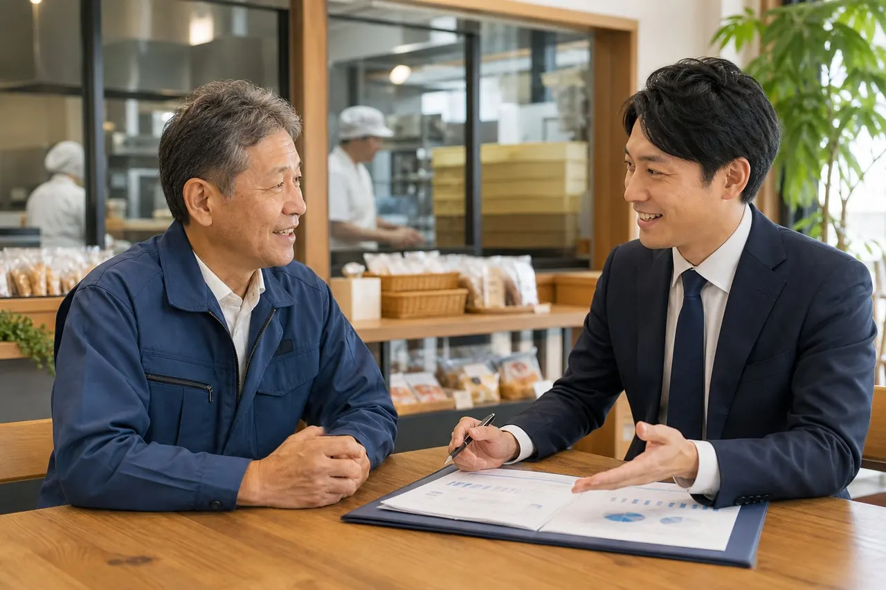 千葉県内の食品や地域サービス業の承継相談イメージ