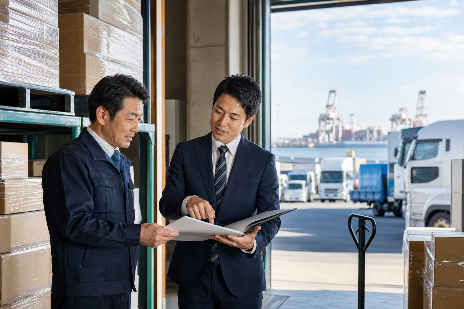 千葉県内の物流倉庫業のM&A相談イメージ