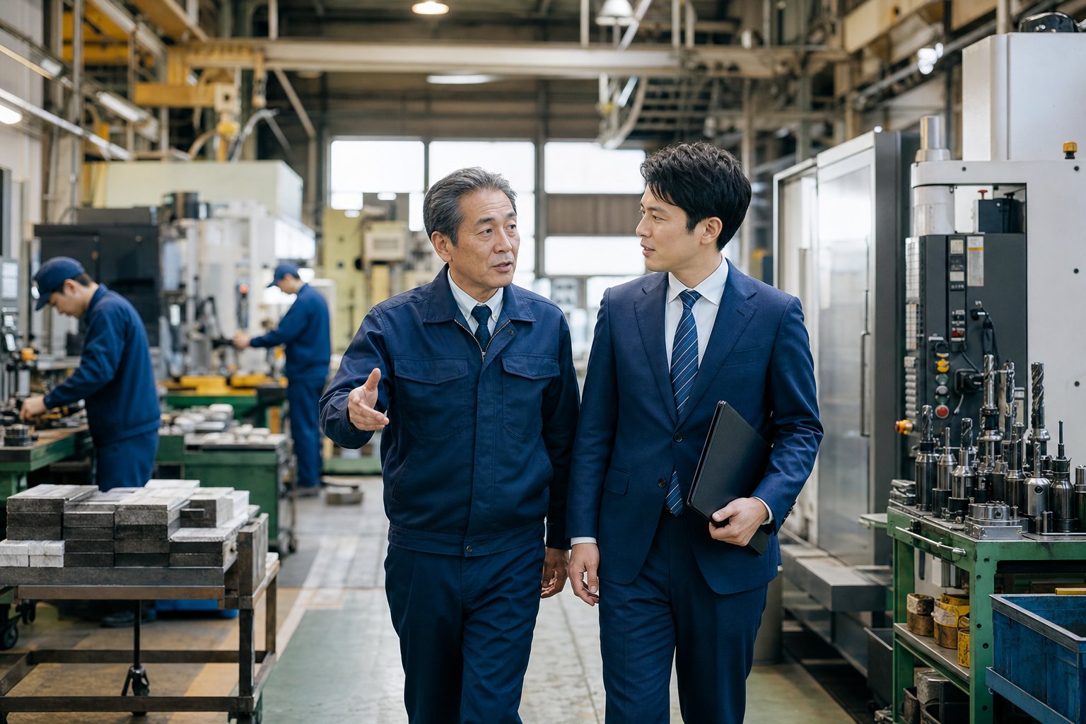 千葉県内の製造業の事業承継相談イメージ