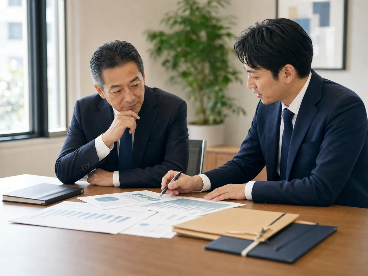 秘密保持を前提に相談内容を整理する様子