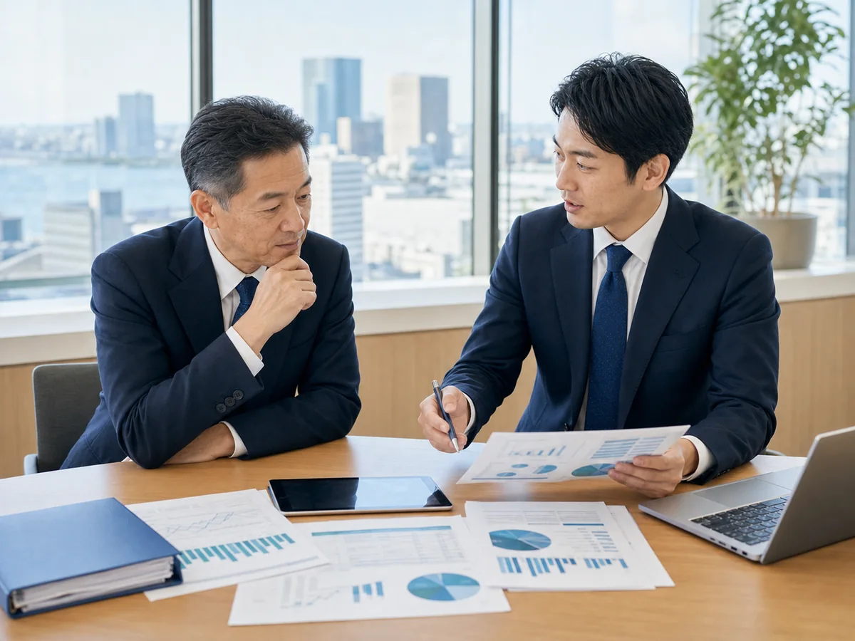 会社の価値を資料化する相談