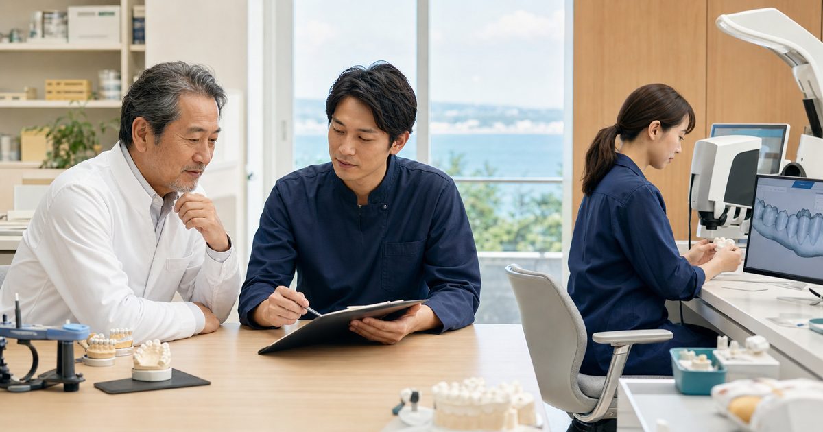 千葉市の歯科技工所M&Aと事業承継を検討する経営者と歯科技工士